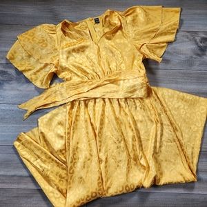 Gorgeous Golden Animal Print Dress NWT